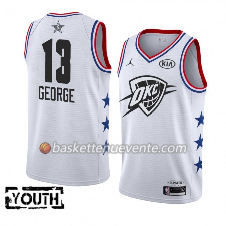 Maillot Basket Oklahoma City Thunder Paul George 13 2019 All-Star Jordan Brand Blanc Swingman - Enfant